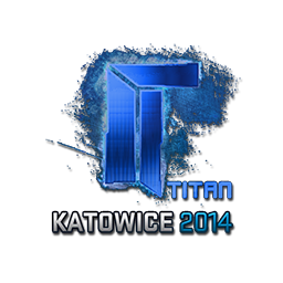 titan holo sticker, katowice 2014
