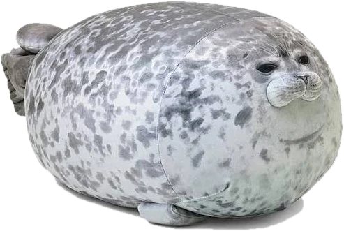 a chubby seal plush