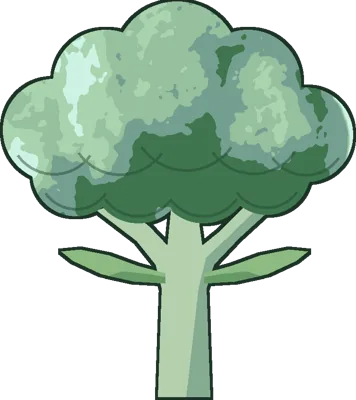 the giant broccoli from mob psycho 100